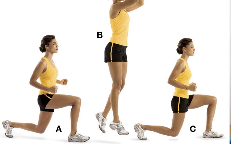 Jump Lunges